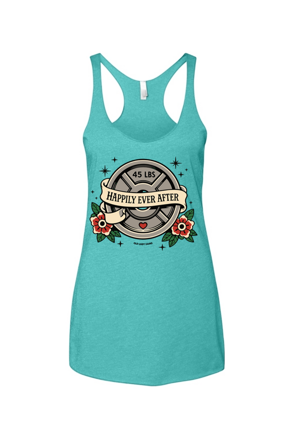 Happily Ever After Women's Triblend Racerback Tank