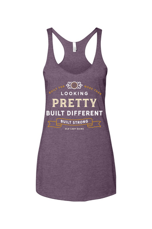 Built Different Women's Racerback Tank