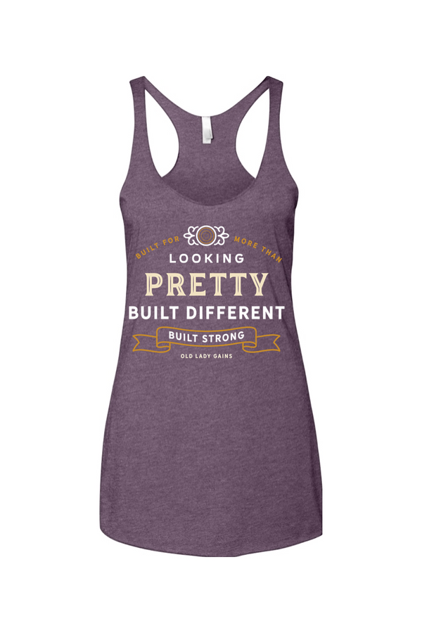 Built Different Women's Racerback Tank