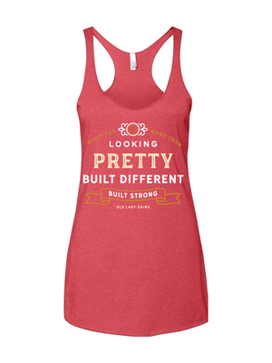 Built Different Women's Racerback Tank