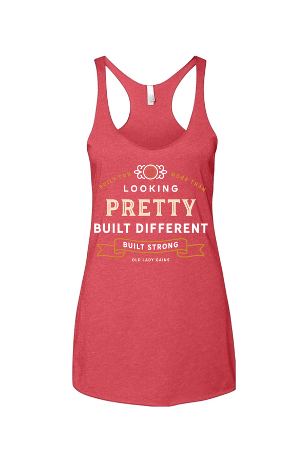 Built Different Women's Racerback Tank