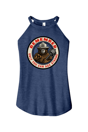 Only You Can Age Strong Women's Halter Tank