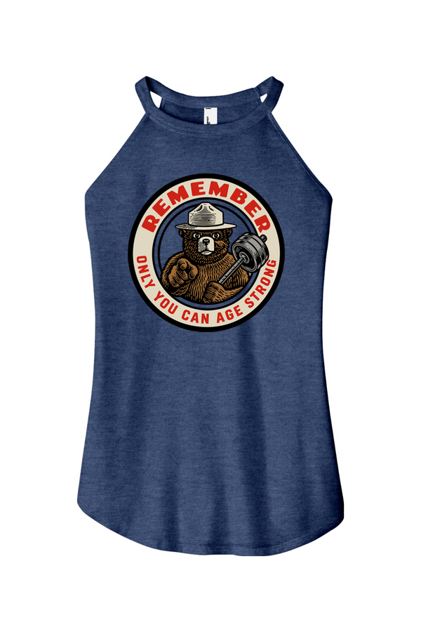 Only You Can Age Strong Women's Halter Tank