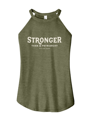 Stronger Than The Patriarchy Halter Tank