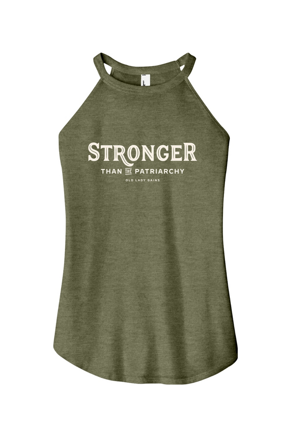 Stronger Than The Patriarchy Halter Tank