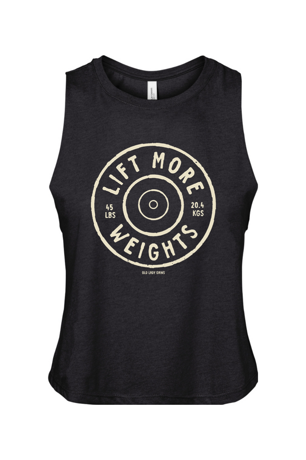 Lift More Weights Crop Tank