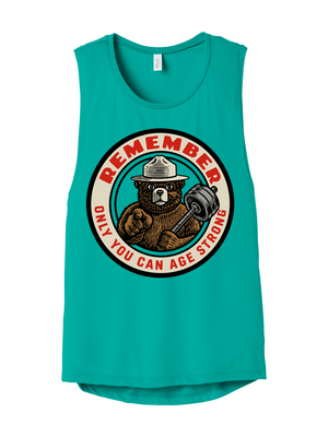 Only You can Age Strong Women's Muscle Tank