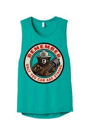 Only You can Age Strong Women's Muscle Tank