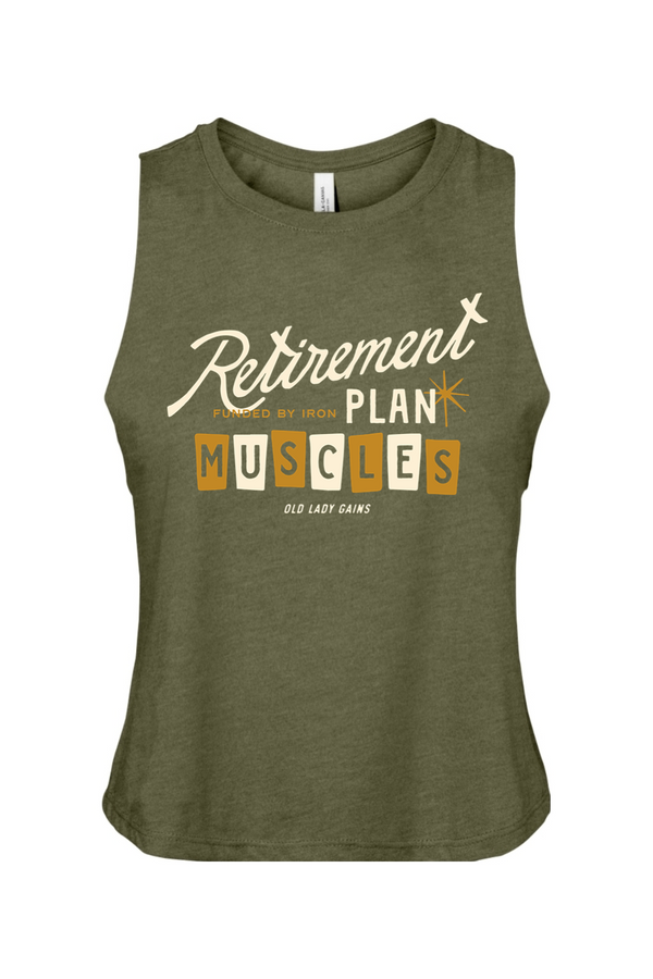 Retirement Plan Crop Tank