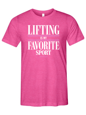 Lifting is My Favorite Sport Unisex Tee
