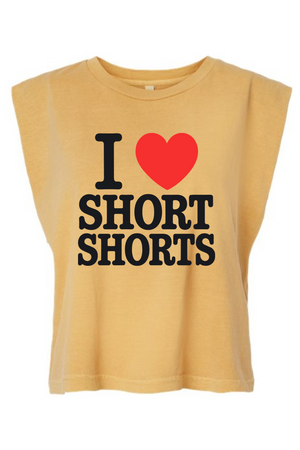 I Love Short Shorts Muscle Tee