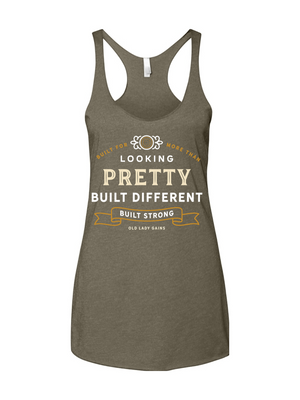 Built Different Women's Racerback Tank