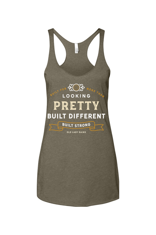 Built Different Women's Racerback Tank