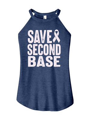 Save Second Base Women's Halter Tank