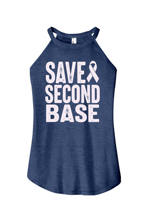 Save Second Base Women's Halter Tank
