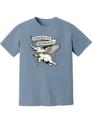 Powered by Ibuprofen 100% Cotton T-Shirt