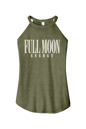 Full Moon Energy Women's Halter Tank