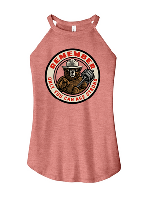 Only You Can Age Strong Women's Halter Tank