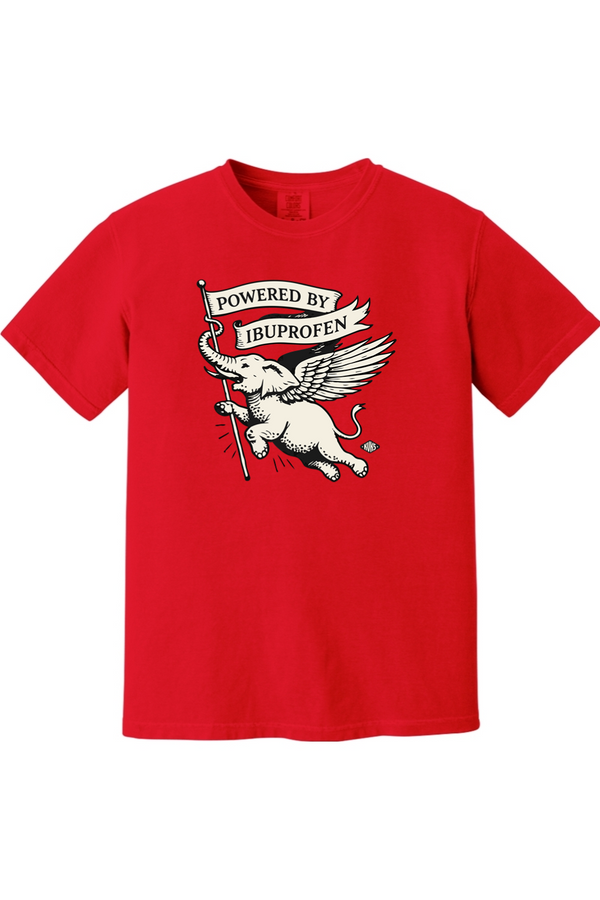 Powered by Ibuprofen 100% Cotton T-Shirt