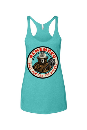 Only You Can Age Strong Women's Racerback Tank