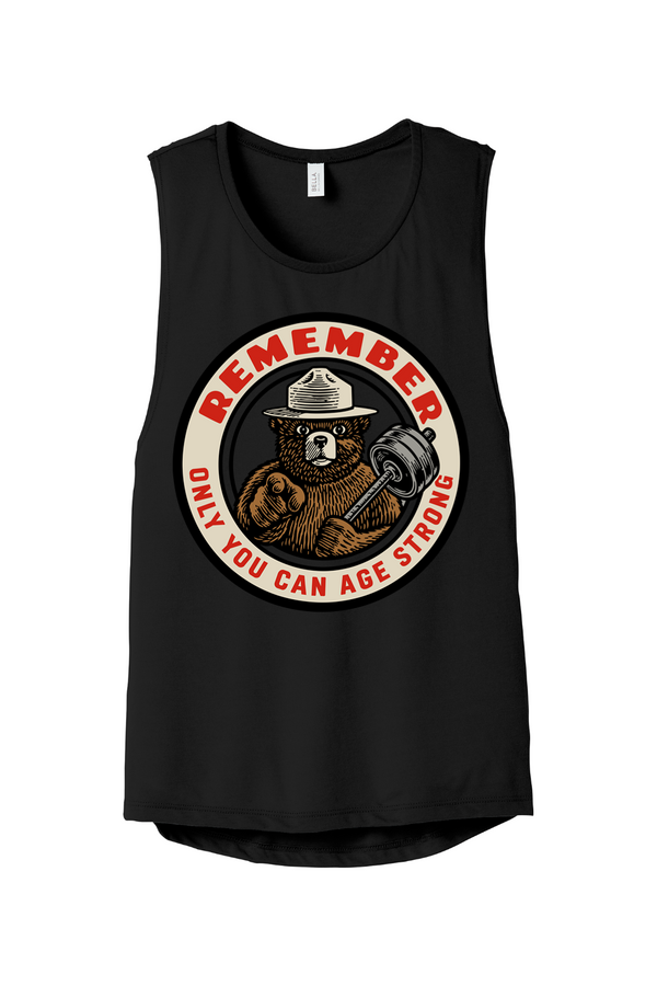 Only You can Age Strong Women's Muscle Tank