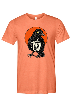 Is He Dead Yet Raven Unisex Triblend Tee