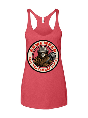 Only You Can Age Strong Women's Racerback Tank