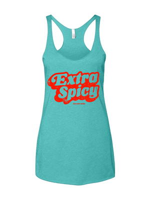 Extra Spicy Women's Triblend Racerback Tank