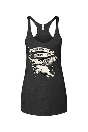 Powered by Ibuprofen Women's Racerback Tank