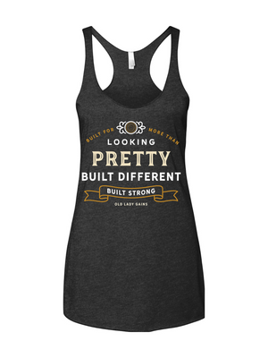 Built Different Women's Racerback Tank