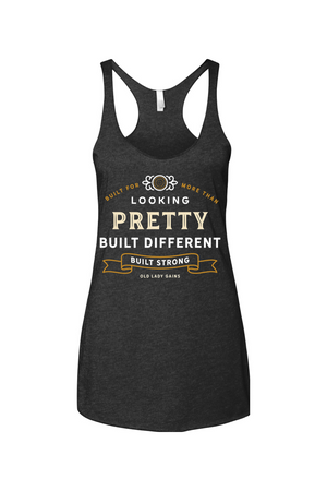 Built Different Women's Racerback Tank
