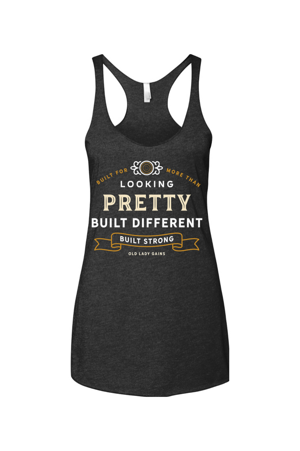 Built Different Women's Racerback Tank