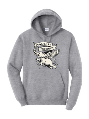 Powered by Ibuprofen Hooded Sweatshirt