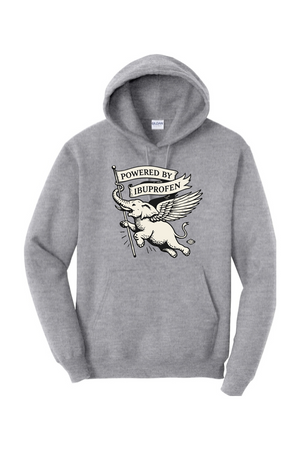 Powered by Ibuprofen Hooded Sweatshirt