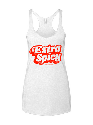 Extra Spicy Women's Triblend Racerback Tank