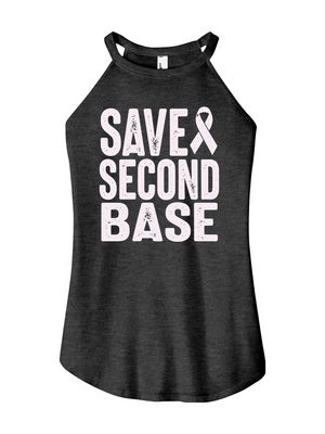 Save Second Base Women's Halter Tank