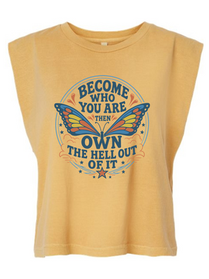 Become Who You Are Women's Muscle Tee