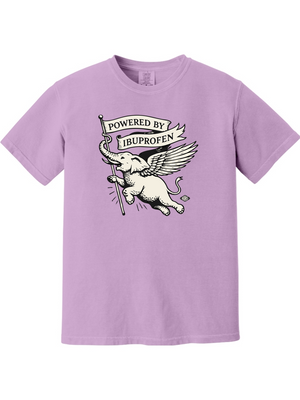 Powered by Ibuprofen 100% Cotton T-Shirt