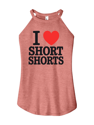 I Love Short Shorts Women's Halter Tank