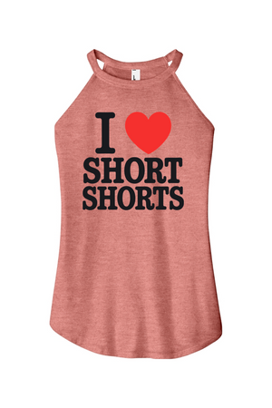 I Love Short Shorts Women's Halter Tank
