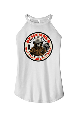 Only You Can Age Strong Women's Halter Tank