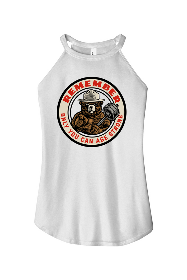 Only You Can Age Strong Women's Halter Tank