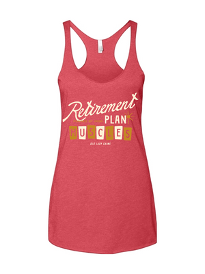 Retirement Plan Women's Racerback Tank