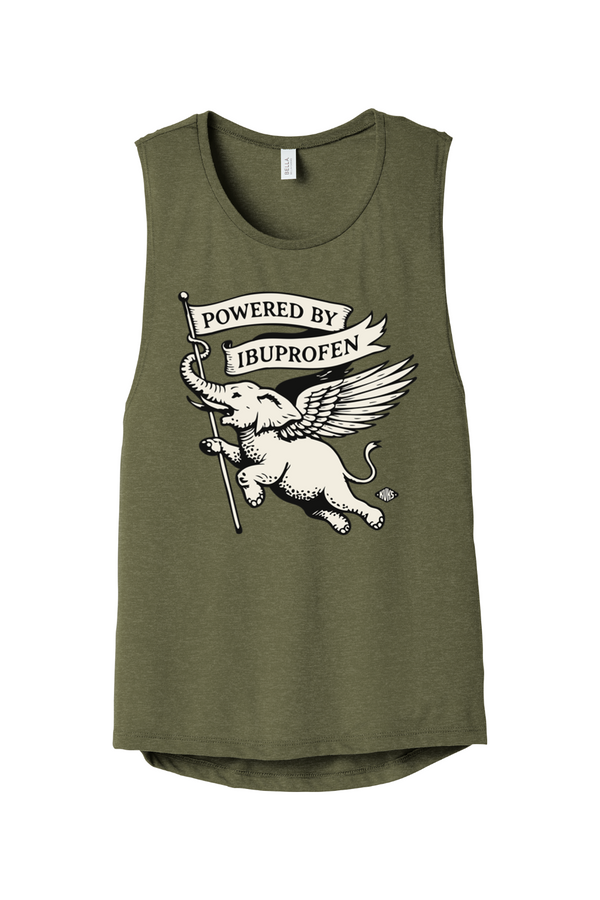 Powered by Ibuprofen Women's Muscle Tank