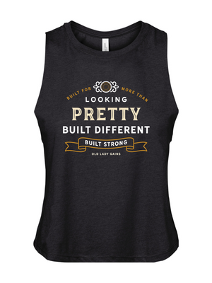 Built Different Women's Crop Tank
