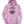 A light pink pullover hoodie with a graphic print on the front reading 'CERTIFIED HEAVY EQUIPMENT OPERATOR' in black and gold, displayed on a clean white background.