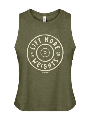 Lift More Weights Crop Tank