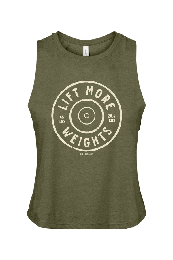 Lift More Weights Crop Tank