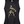 Black tank top with a graphic of a warrior holding a sphere on a white background