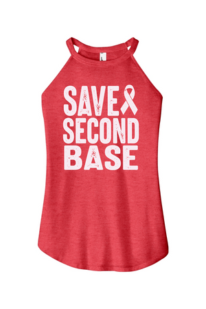 Save Second Base Women's Halter Tank